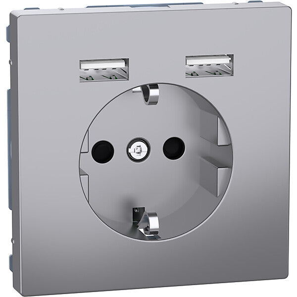 Merten SCHUKO-Steckdose m.USB Ladegerät eds MEG2366-6036